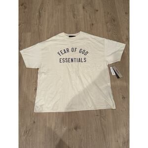 New FOG ESSENTIALS Fear of God oversized Shell Crew Neck T-Shirt Large